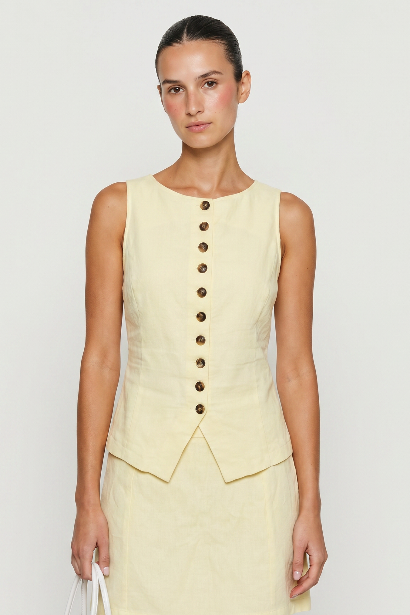 Weekend Away Linen Vest