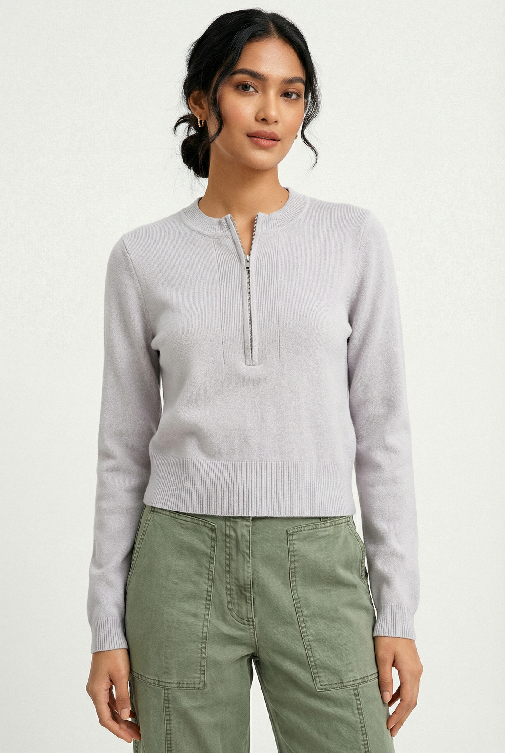 Wren Quarter Zip Sweater