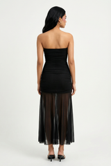 Yasmin Mesh Midi Dress