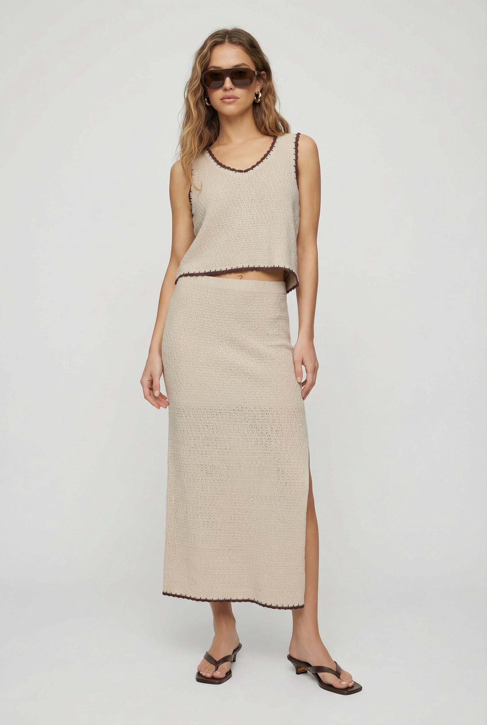 Yessenia Whipstitch Skirt