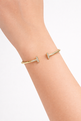 Zaylee H Cz Cuff Bracelet