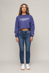 Westhampton Beach Cropped Crew Sweatshirt