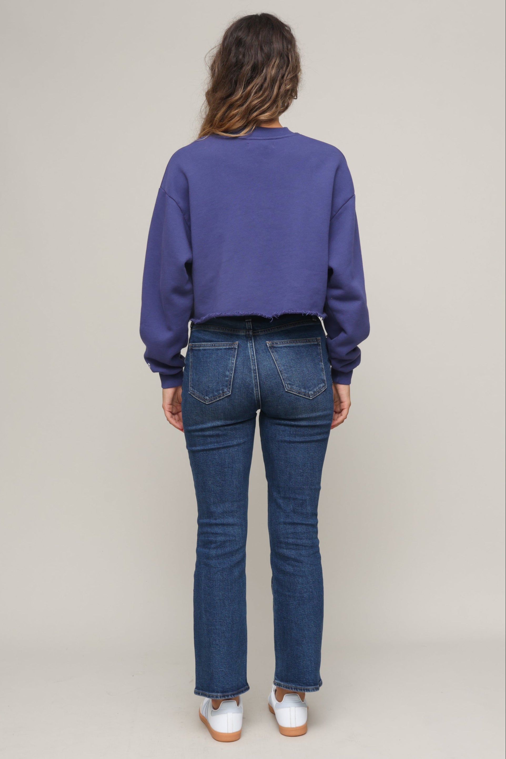 Westhampton Beach Cropped Crew Sweatshirt