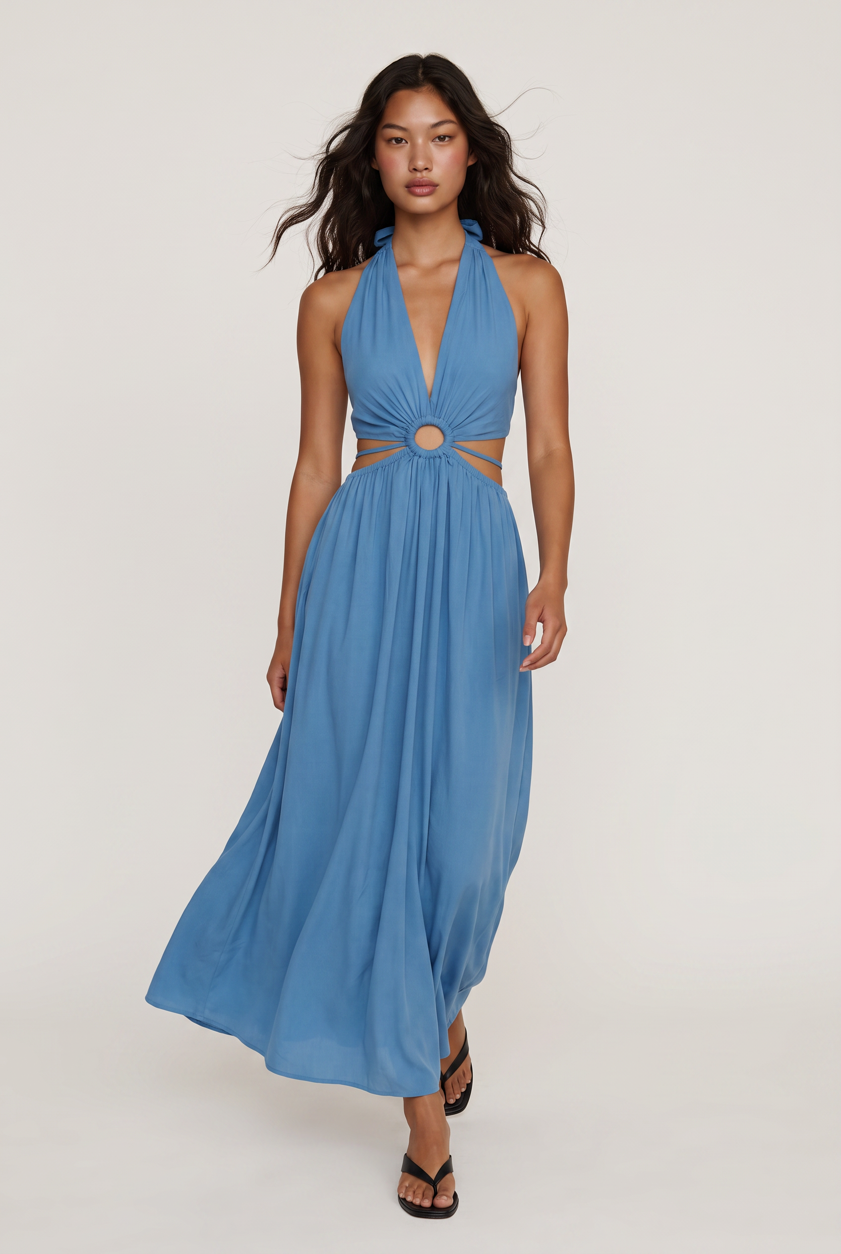 Sways Away Cut Out Maxi Dress