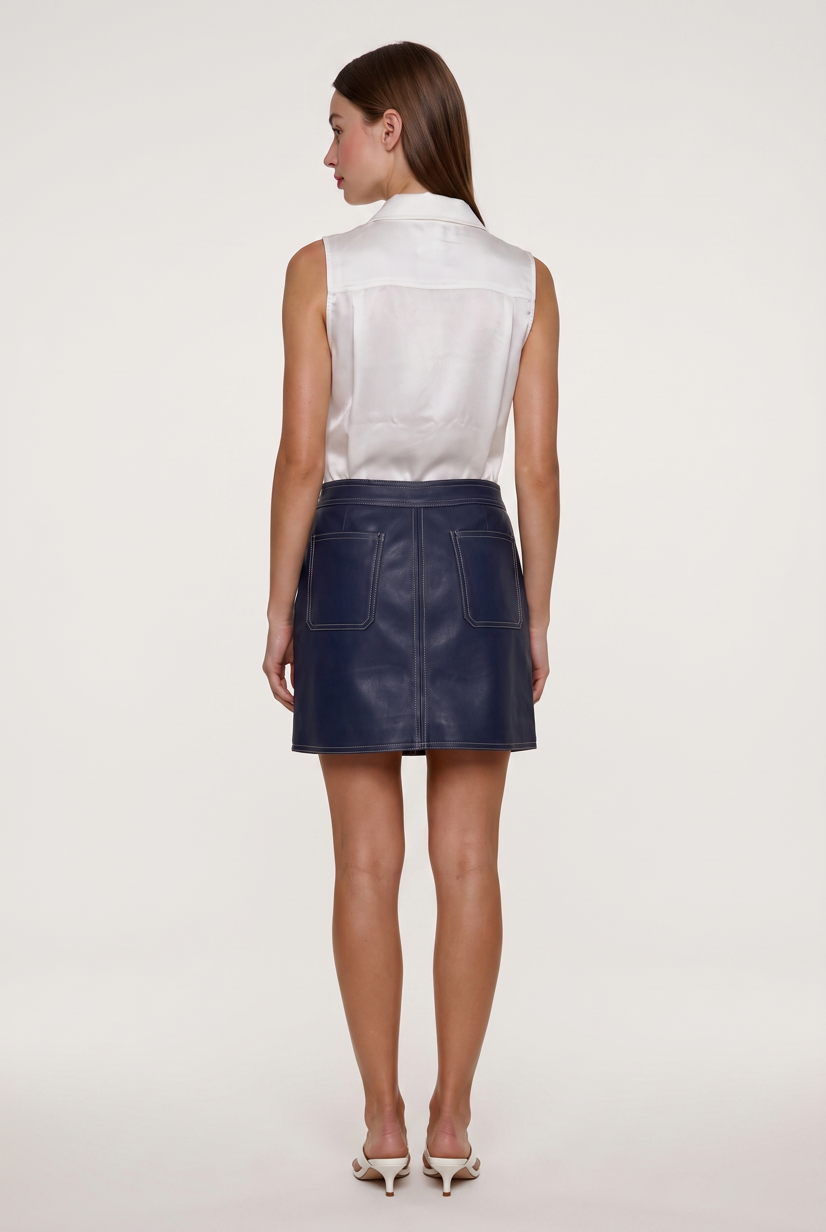 Zoe Pleather Skirt