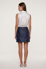 Zoe Pleather Skirt