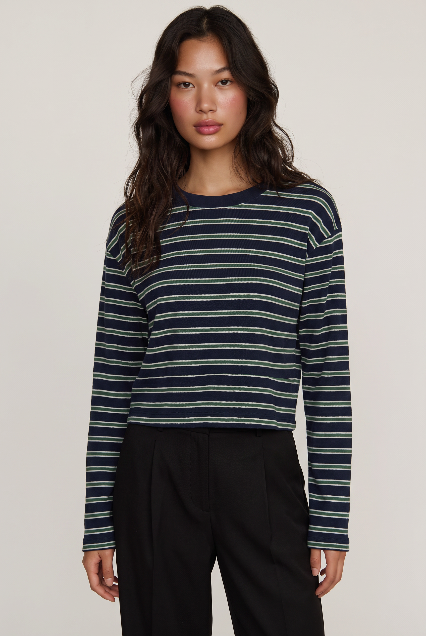 Zero Effort Stripe Long Sleeve Tee