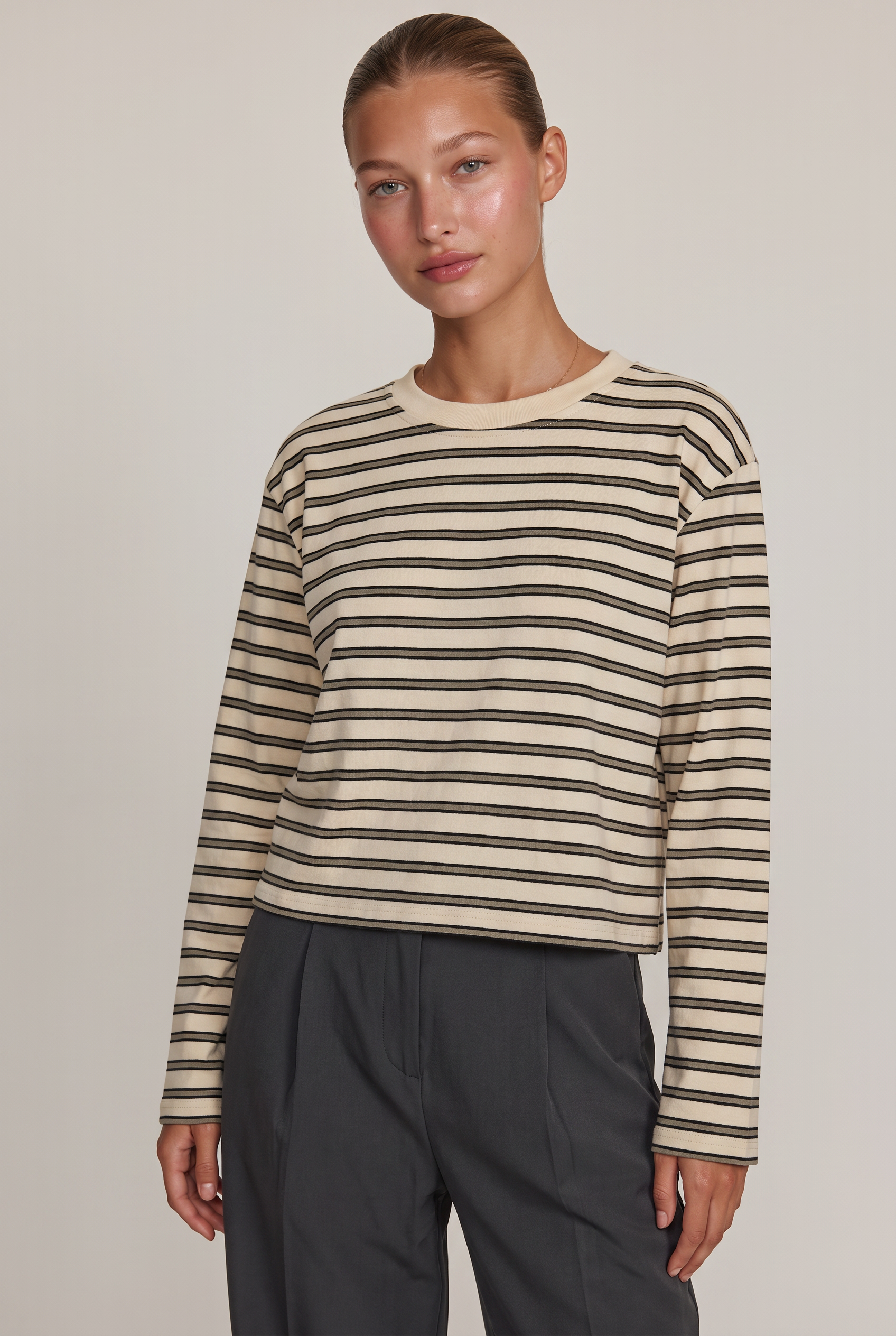 Zero Effort Stripe Long Sleeve Tee