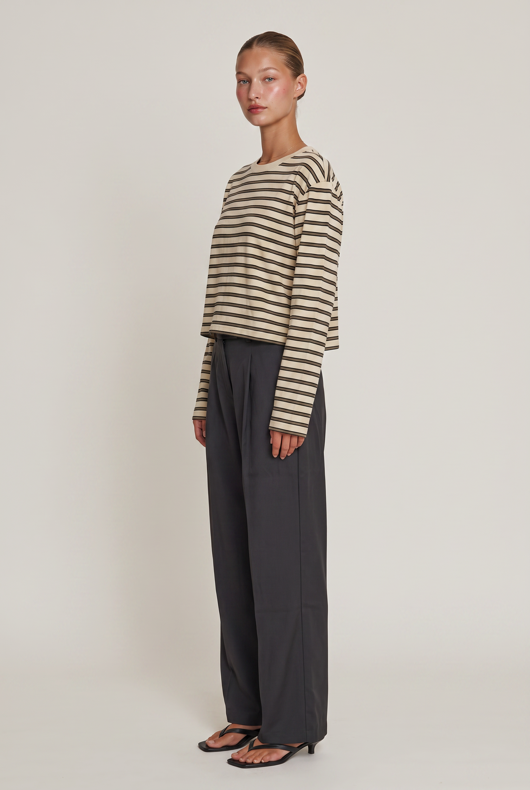 Zero Effort Stripe Long Sleeve Tee
